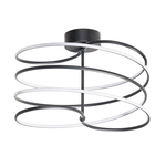 Brilliant Plafondlamp Allie 40cm RGB - zwart G96946/76