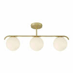 Plafondlamp goud e14 fitting opaal bollen Nordlux &apos;Grant&apos; led lamp 70 cm