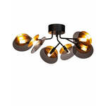 Plafondlamp zwart breed 5 verstelbare spots Nordlux &apos;Omari&apos; 118 cm
