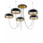 Artinox - Medusa Hanglamp / Plafondlamp zwart goud