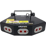Algam Lighting Spectrum Six RGB laser met 6 bundels 260mw