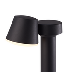Memphis kantelbare LED sokkellamp - 50cm - 3000K warm wit - 6 Watt - Padverlichting - IP54 voor binnen en buiten - Moderne tuinsokkel - Zwart
