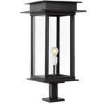 HOFTRONIC? Aspen double LED sokkellamp 45cm - Kantelbaar - GU10 fittingen - IP65 waterdicht - Zwart - Buitenlamp geschikt als padverlichting