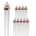 10x LED TL Buis 145cm - T5 G5 Fitting - 30W 5250 lumen (175lm/W) - 4000K Neutraal wit - Flikkervrij - Vervangt 130 Watt (130W/840)
