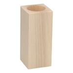 Playwood Waxinelichthouder vierkant beukenhout, 4cm