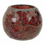 Bottrop Waxinelichthouder Glas 12x12x12cm