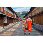 De geisha en samoerai wijken van Kanazawa