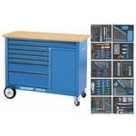 Gedore 1504 XL Verrijdbare werkbank 308-Delig met 7 laden 2980355 - 2980355