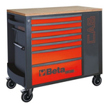 Beta RSC24L-CAB/R Verrijdbare werkbank met 7 laden en afsluitbare kast - 024004473 024004473