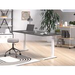 Elektrisch verstelbaar bureau - 180x80 cm - Dual motor - Wit
