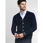 Heren-vest met V-hals van cashmere