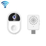 Video deurbel met camera en wifi - Draadloos op accu met 1080P Inclusief draadloze gong (t-ring geluid) en 32GB SD-kaart
