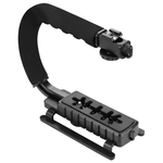 MOJOGEAR mount met cold shoe voor lamp/monitor/microfoon - Draaibaar en kantelbaar