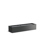 Aluminium vijverbak 600x100x40cm.