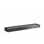 Aluminium vijverbak 500x100x40cm.