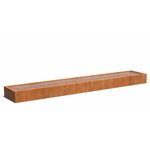 Cortenstaal vijverbak 600x100x40cm.