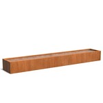 Cortenstaal vijverbak 500x100x40cm.