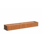 Cortenstaal vijverbak 300x80x40cm.