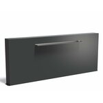 Vijvermuur aluminium vrijstaand 250x25x120cm.