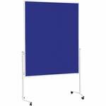Magnetoplan 1415003 Prikbord Koningsblauw, Grijs Vilt 1500 mm x 1000 mm