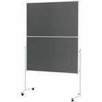 Magnetoplan 1415001 Prikbord Koningsblauw, Grijs Vilt 1500 mm x 1000 mm