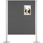 Magnetoplan 1490001 Prikbord Koningsblauw, Grijs Vilt 900 mm x 600 mm