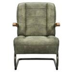 YELS Ribbed Fauteuil 68 cm Donkergrijs Corduroy