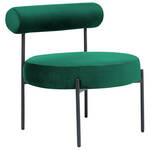 Leren fauteuil press groen, groen leer, groene stoel