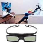 10st 3D bril universele zwarte frame rood blauw cyaan anaglyph 3D bril 0.2 mm voor film Game DVD