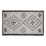WOOOD Exclusive Vloerkleed Omari 160 x 230cm - Zwart