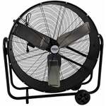 Professionele vloerventilator 45cm 3 standen kantelbaar chroom kleurig