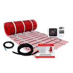 BWS By Magnum Elektronische Vloerverwarming Set 2 m2 - 300 Watt - Wifi Thermostaat Zwart Boss & Wessing