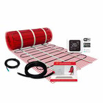 BWS By Magnum Elektronische Vloerverwarming Set 2,5 m2 - 375 Watt - Wifi Thermostaat Zwart Boss & Wessing