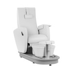 Elektrische pedicurestoel - met voetenbad en 3 massagefuncties - 120 W - 200 kg - bruin
