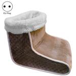 Grote voetenwarmer pantoffel/slof ijsbeer wit one size 30 x 27 cm