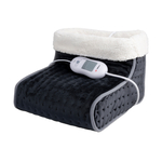 Grote voetenwarmer slof eenhoorn wit one size 30 x 27 cm