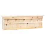 Mussenhuis met 5 kamers 68x15x21 cm vurenhout