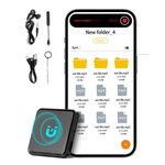 VEVOR 128GB Magnetische Voice Recorder Mini Dictafoon Opnameapparaat 10H