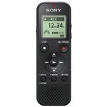 4GB digitale voice recorder Dictaphone MP3-speler ondersteuning telefoon opname VOX-functie (zwart)