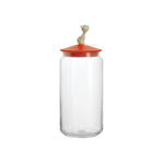 Alessi Lula Voorraadpot rood/oranje
