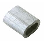 Kabelklem 1,0mm aluminium 10 st. op vouwkaart