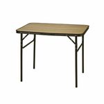 Lowander inklapbare tafel 120x60 cm - Klaptafel Vouwtafel Campingtafel - Extra stabiel - Zwart