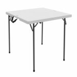 Vouwtafel Lifetime Wit Staal Plastic 94 x 74 x 94 cm