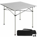 Goliving Inklapbare Tafel - Klaptafel - Campingtafel - Vouwtafel Buiten - 180 x 70 x 74 cm - Zwart