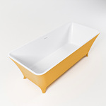 LUNDY vrijstaand bad 170x75cm kleur Army / talc
