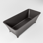LUNDY vrijstaand bad 170x75cm kleur Dark grey / Dark grey