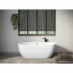 Looox Vrijstaand ligbad Chill 170 x 80 x 60 cm mat wit