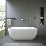 Mueller Ili vrijstaand ligbad 178x80 glans wit inclusief waste
