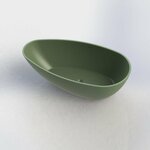 Salenzi Vrijstaand Ligbad Unica 170x86x54 cm Solid Cast Mat Wit