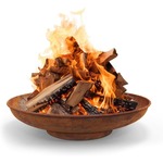CookKing Vuurschaal Basis met Houtopslag 82 cm